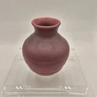 VTG Van Briggle Matte Deep Purple Mulberry Toned Glaze Vase American Pottery 4"