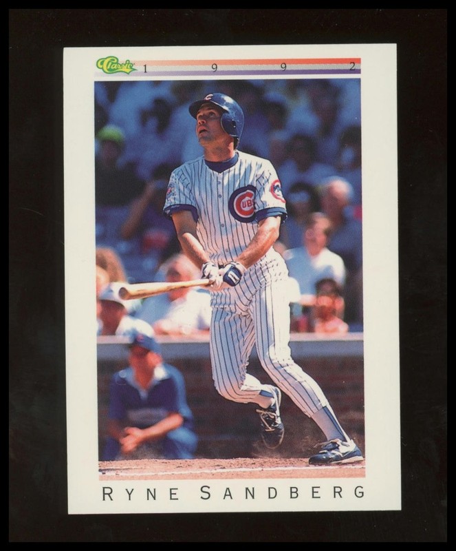 1992 Classic I #T79 Ryne Sandberg Baseball Card
