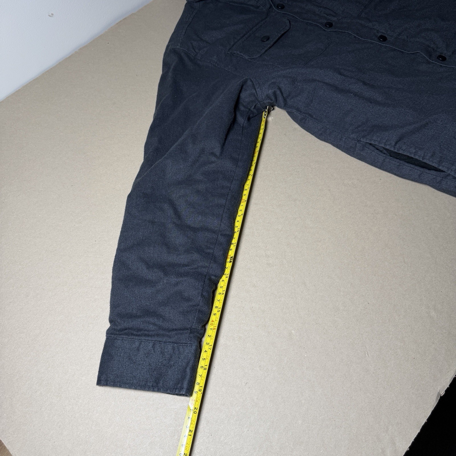 RUGGED ELEMENTS Jacket Mens Medium black Snap Coa… - image 7