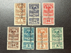 Mexico 1906-07 Collection of Renta Interior *Back of Book* Mint NH & 9X638A