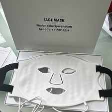 LED Light Therapy Face Mask Skin Rejuvenation, Bendable Portable, White