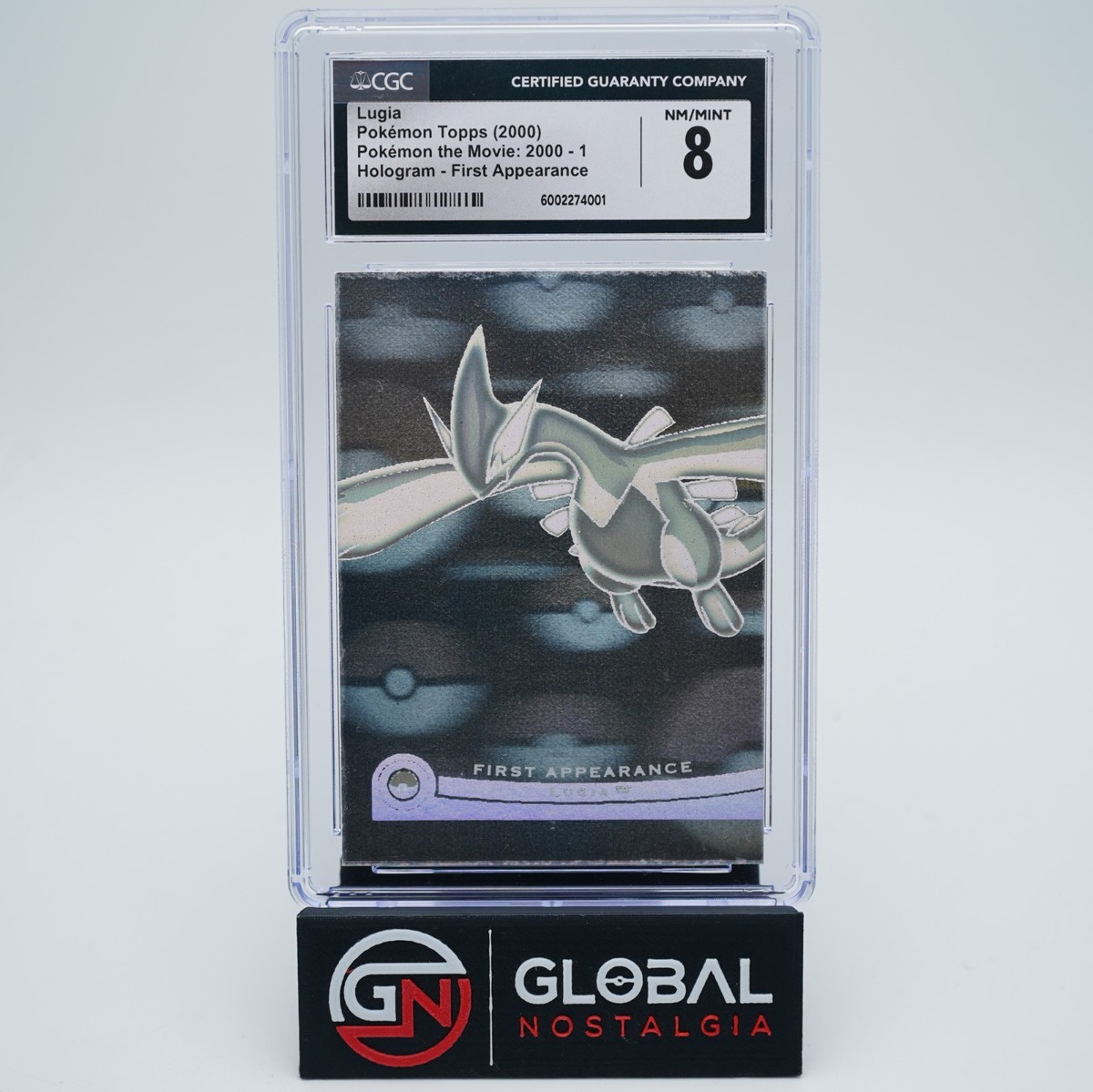 Lugia First Appearance Topps 1st Pokemon the movie 2000 holo foil #1 CGC 8 POP 3 | eBay Lugia First Appearance Topps 1st Pokemon the movie 2000 holo foil #1 CGC 8 POP 3 | eBay