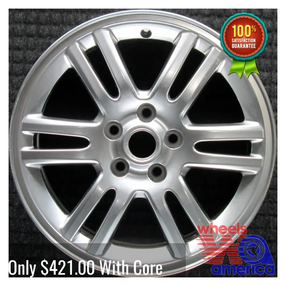 Wheel Rim Mercury Mariner 17 2008-2011 8E6Z1007E 9E6Z1007A OEM Silver OE 3684 - Image 2 of 4