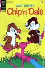 Chip N Dale #17 VG 1972 Gold Key Stock Image Low Grade