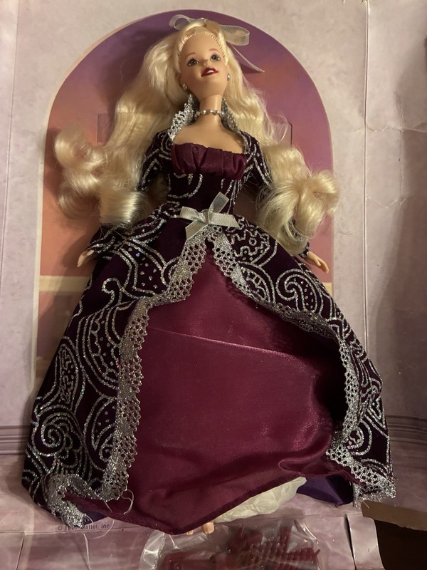 Beautiful Winter Fantasy Barbie 1997. Parts Of Box Missing. Includes Accessories