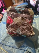 Thirty One Small Square Handle Utility Tote Organizer 6"