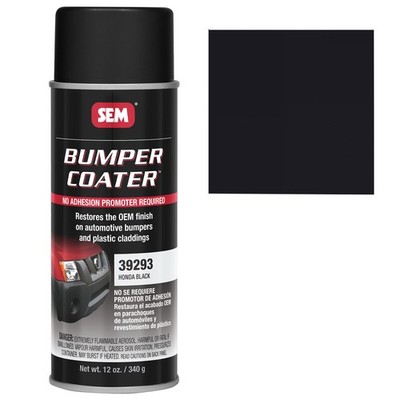 SEM Bumper Coater Aerosol Paint Coating Honda Black 39293