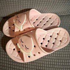 Kakao Friends APEACH Peach Kids Slippers Shoes Size 2.5 US Pink Korean 210