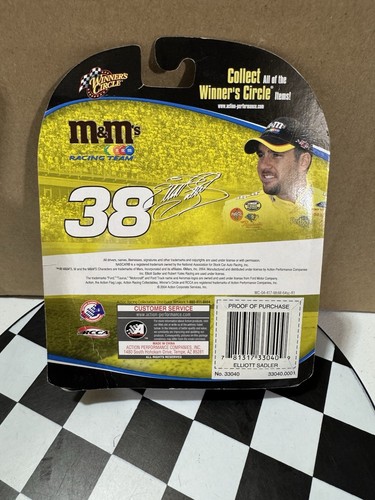 RARE* Elliott Sadler #38 M&M’s Texas Win Raced Version 2004 1/64 Nascar Diecast - Picture 4 of 4