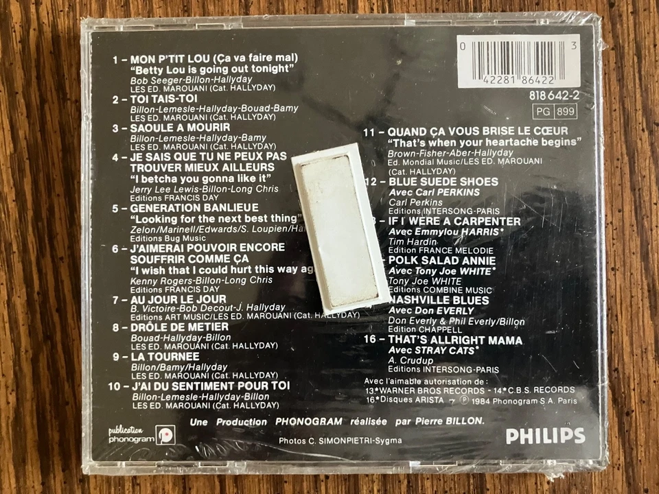 SEALED-JOHNNY HALLYDAY-SETZER-CARL PERKINS-EMMY LOU HARRIS-STRAY CATS-DON EVERLY - Image 3 of 4