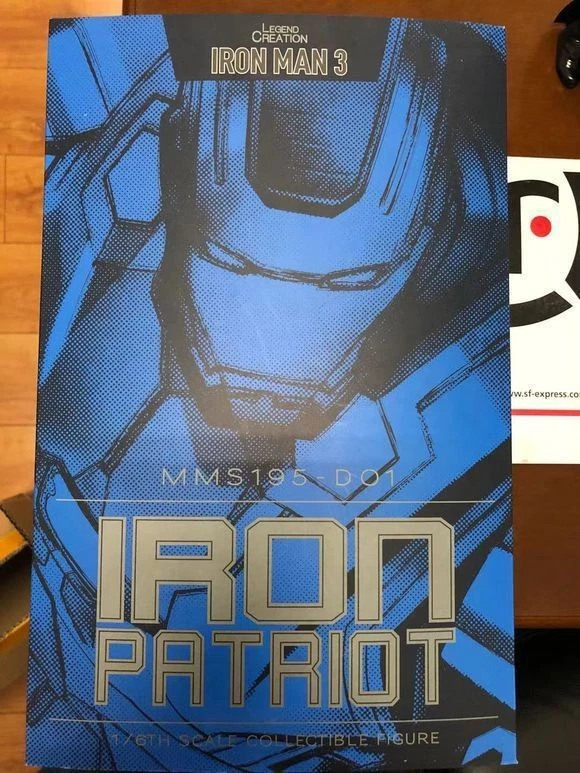1/6 Iron Man Iron Patriot Lt. War Machine Action Figure Movable Model Toy 31cm - Image 3 of 4