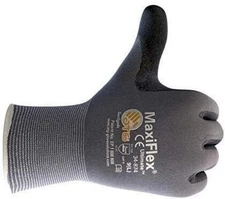 Maxiflex 34-874 Ultimate Nitrile Grip Work Gloves Grey New Parent