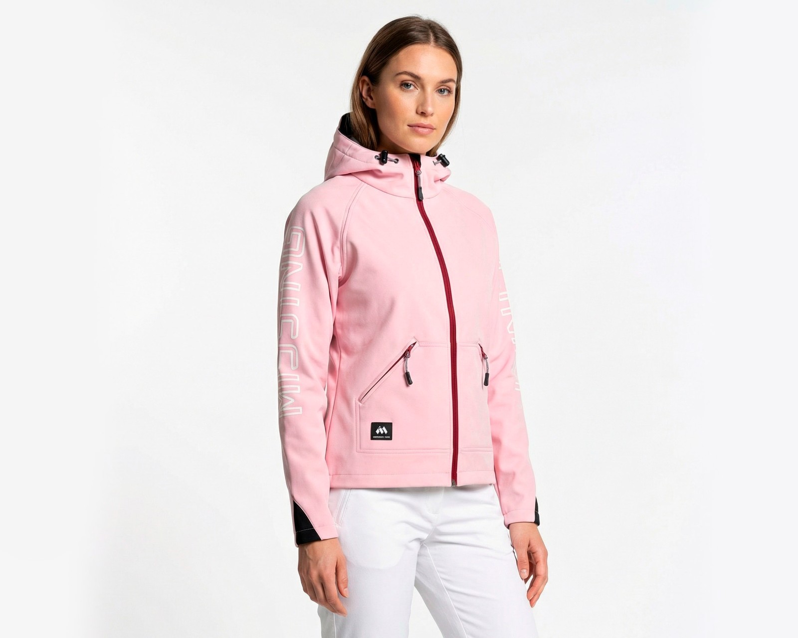 MISSING LINK Softshell Womens Jacket Hooded Pink … - image 1