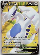 Lugia V 185/195 Ultra Rare Silver Tempest Holo Near Mint on eBay