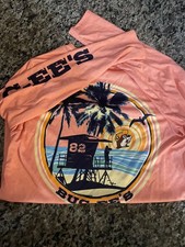 Bucee's Youth Dry-fit Palm Tree Beach Long Sleeve T-shirt Kids Medium