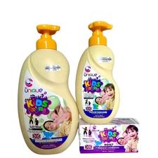 3 in 1. Unique Kids & Teens Skin Brightening Body Lotion, Shower Gel  & Soap