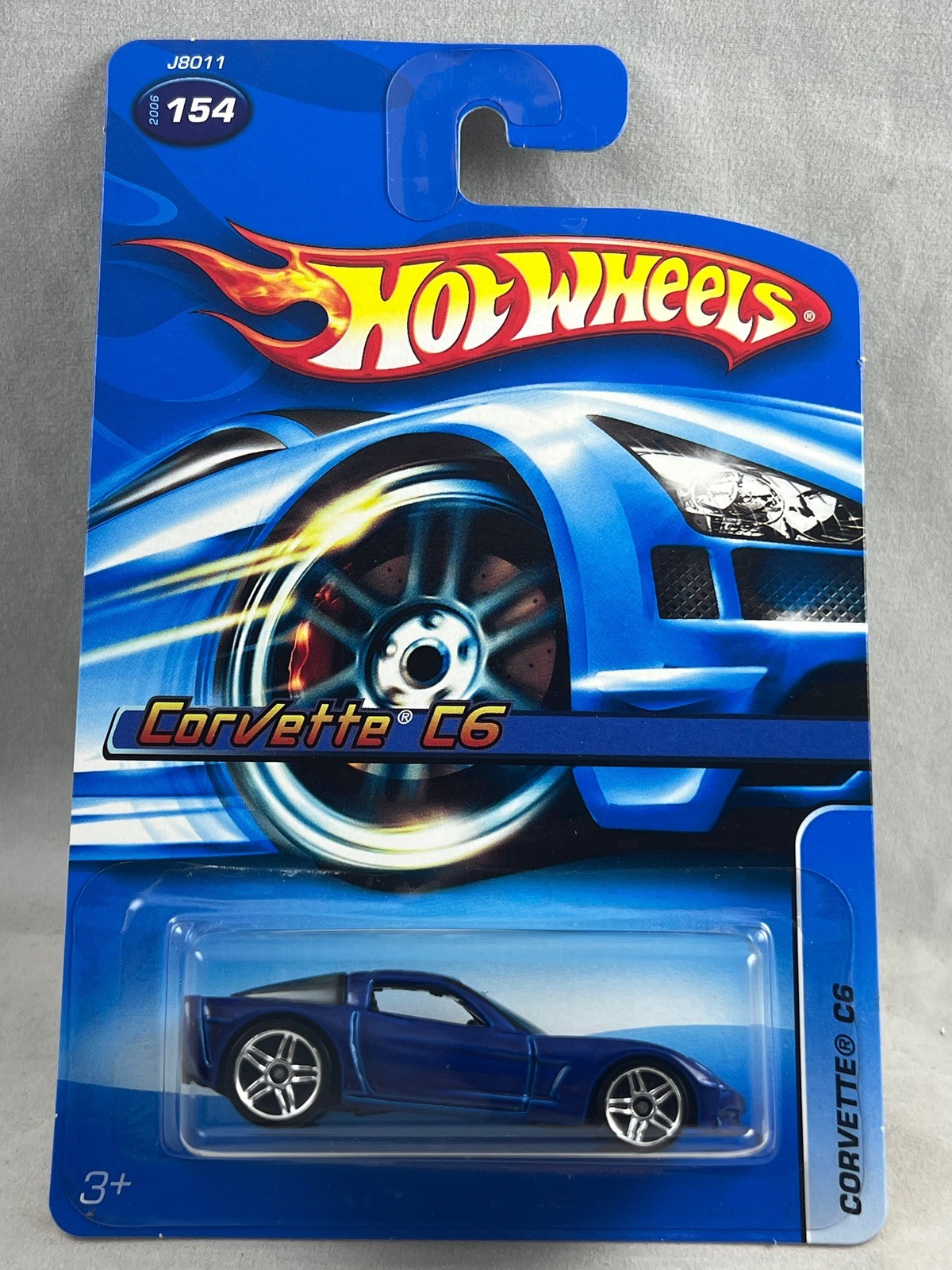 Hot Wheels Corvette C6 Blue 2006 #154