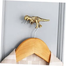  3 Pieces Cute Kids Dinosaur Nursery Wall Hooks for Hanging Tyrannosaurus