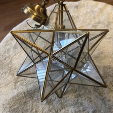 Star light fittings in gold