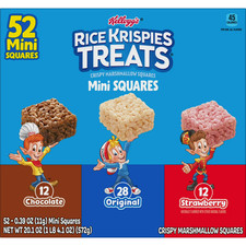 Rice Krispies Treats Variety Pack - 52 Mini Marshmallow Squares, 20.1oz