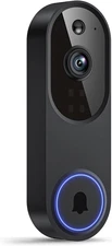 Wireless Video Doorbell Camera, Battery Powered, AI Human and Motion Detection,