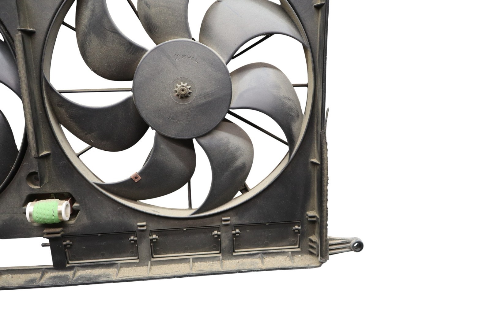 04-08 Maserati Quattroporte M139 Radiator Cooling Fan Motor Assembly Oem
