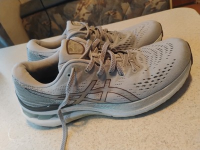 Asics Womens Gel Kayano 28 1012B047 Gray Running Shoes Sneakers Size 9