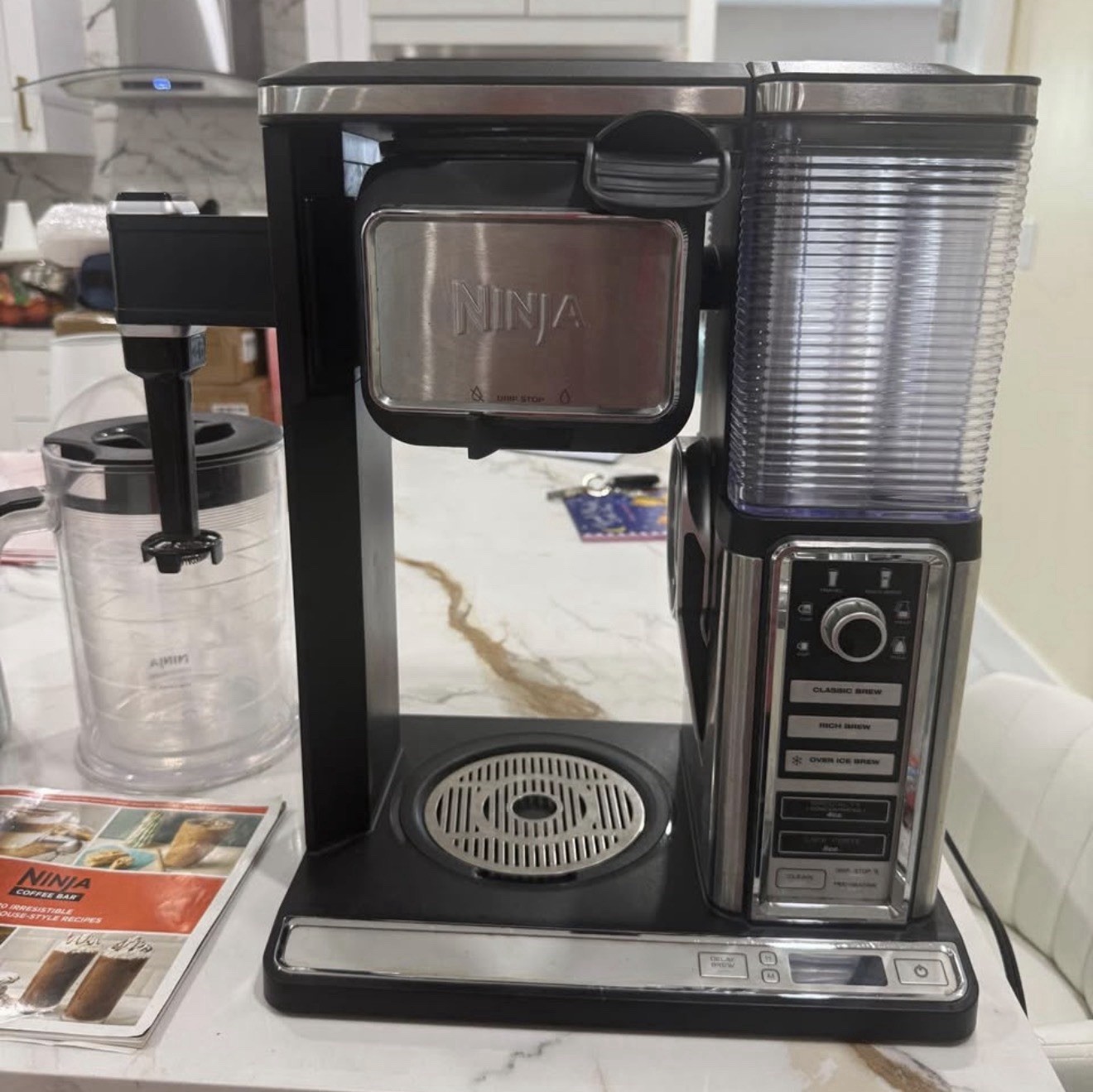 Glass Carafe Hot Iced Coffee Cf090a