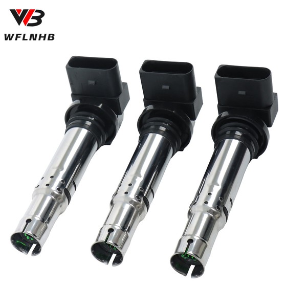 3X ZüNdspule ZüNdmodul FüR Seat Ibiza Toledo Skoda Fabia Roomster VW 0036905715E-image