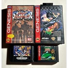 Sega Genesis Fighting bundle Video Game lot🔥Works!