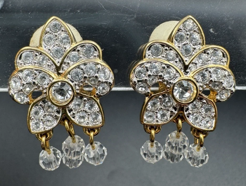 Swarovski Crystal Flowers & Plants Fashion Earrings for sale | eBay