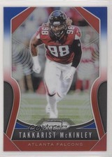 2019 Panini Prizm Red White & Blue Prizm Takkarist McKinley #172 03l8
