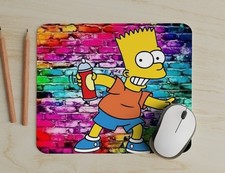 Bart Simpson Mouse Pad great for Office or Gaming Personalize