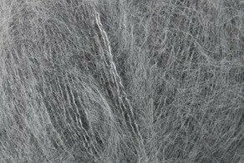 Rico Essentiels Super Kid Mohair Aime Soie 25g Tricot Laine Fil 031 Gris Mela - Photo 1/1