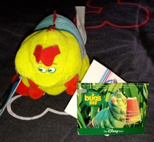 Heimlich A Bug's Life Disney Store Plush Stuffed Animal Mini Bean Bag