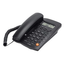 Telephone Landline Phones, Corded Telephone with DTMF/FSK Mode-LCD Display-Ca...
