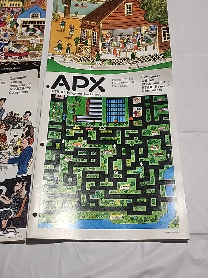 6 computadoras de revista catálogo de software vintage APX Atari Program Exchange años 80 Foto 2 de 4