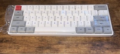 Skyloong GK61 White Gray Red Mechanical Compact QWERTY Keyboard English