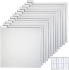 Scrapbook dividers 12 pack 12x12 with labels