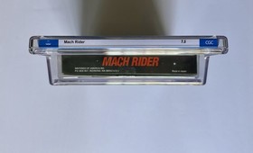 Mach Rider 1986 - NES CIB Graded 7.5 - 5-Screw, Gloss Sticker Seal, Hangtab