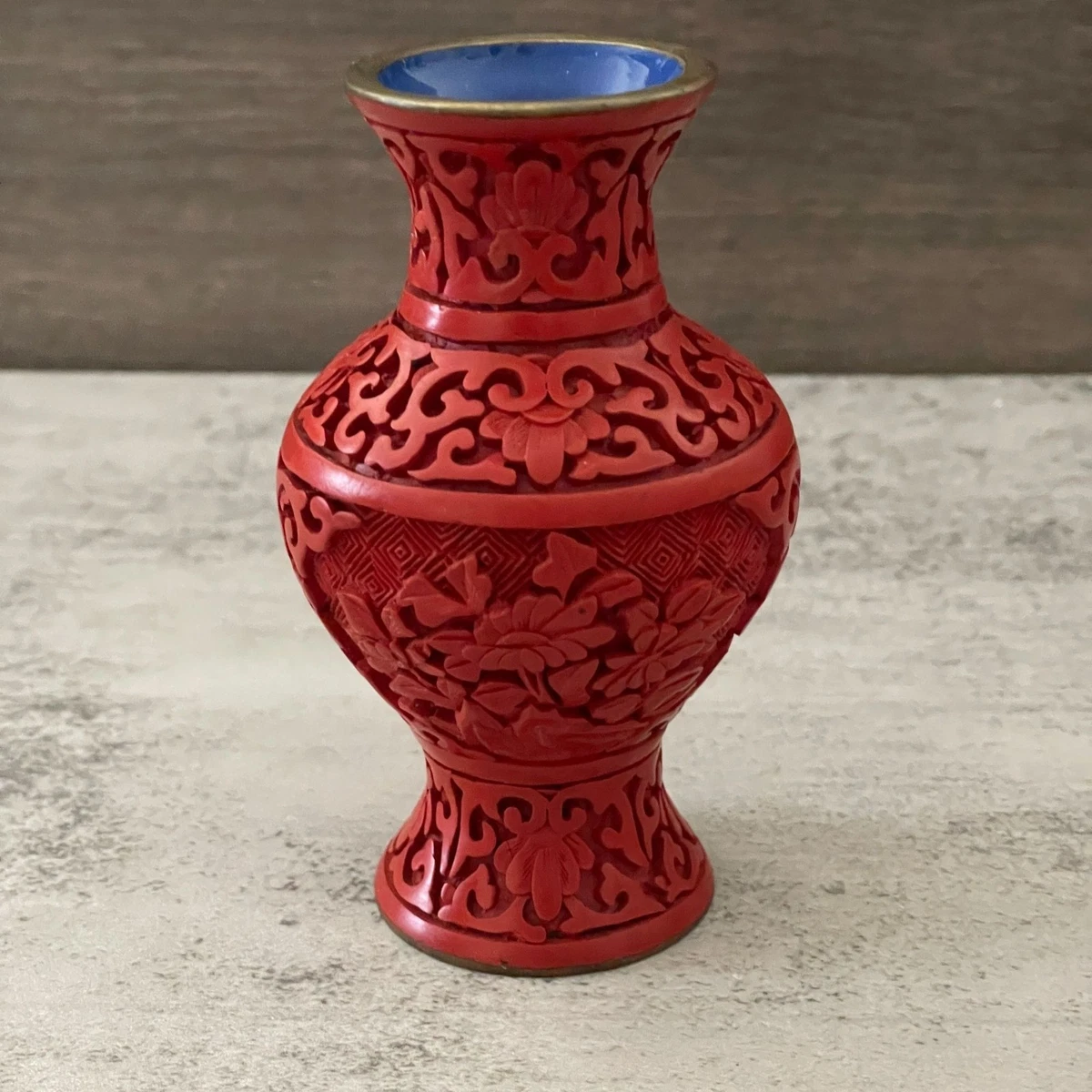 雕漆花瓶| eBay