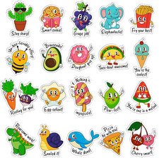 800 Pcs Teacher Pun Stickers for Kids, Classroom Reward Essentials