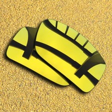 Polarized Lenses Replacement for-Costa Del Mar Harpoon - 24K Golden Mirror