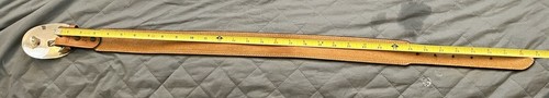 El Arturo Bronze Crumrine Belt Buckle w/ 28 BELT FACTORY Leather Tooled Belt lπ - Picture 15 of 19