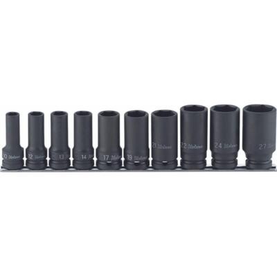 Koken RS14301X/10 Socket set 10-27mm 6 Point 300mm Thin walled 10 pcs 1/2 Sq. Dr