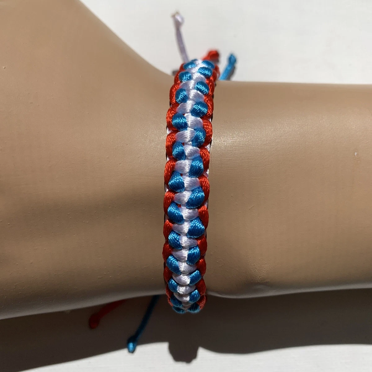 Red white deals blue bracelet