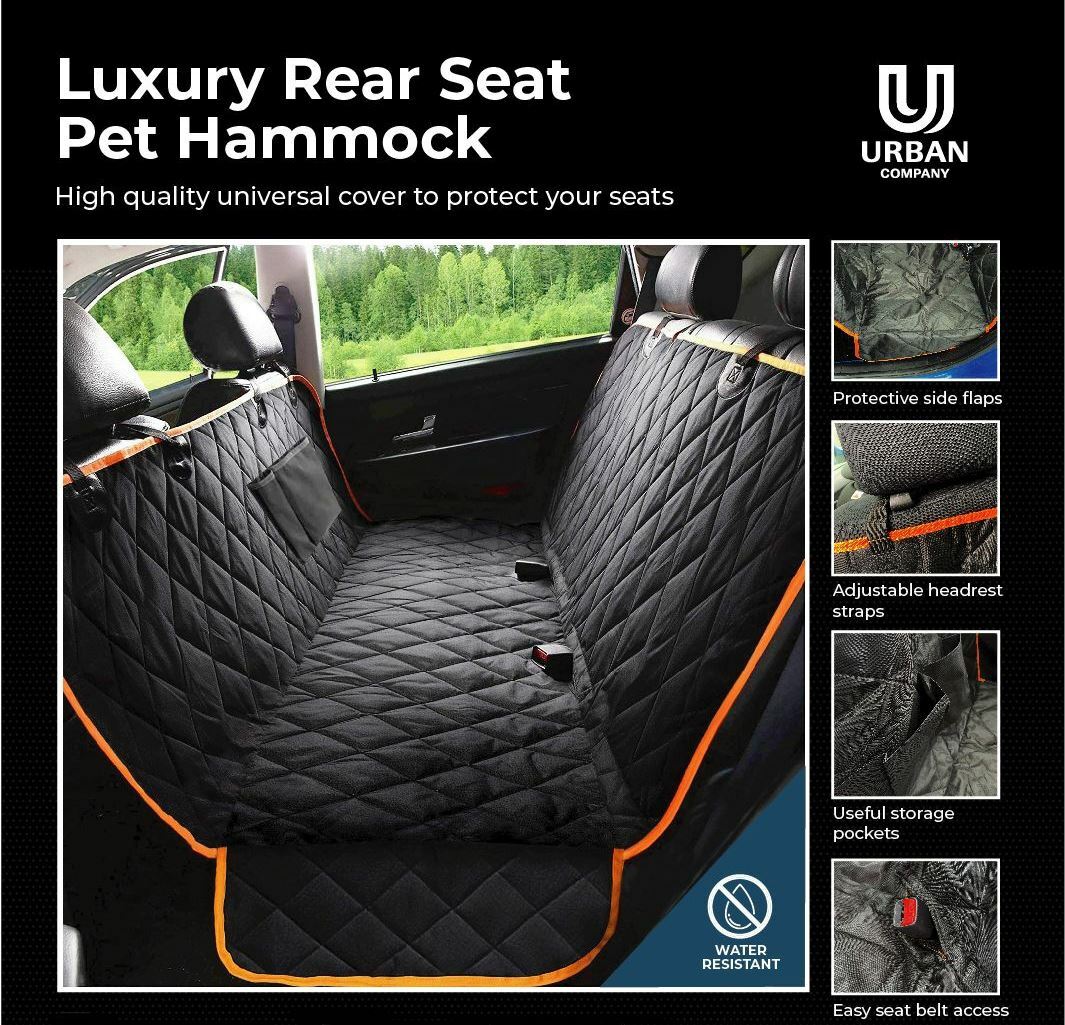 Car Rear Seat Cover Pet Hammock Dog To Fit Renault Captur Waterproof Mat - Main Image