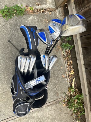 ADAMS Speedline Complete Golf Club Set 10 Clubs And Bag - Graphite