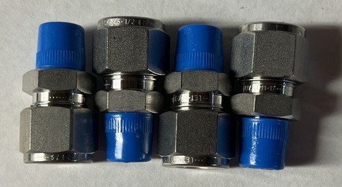 HAM-LET 768L SS 1/2 X 1/4 1/2" COMPRESSION X MNPT SS MALE CONNECTOR - 第 1/5 張圖片