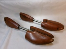 Vintage Pair of Wooden Rochester Shoe Tree Co. Shoe Stretchers